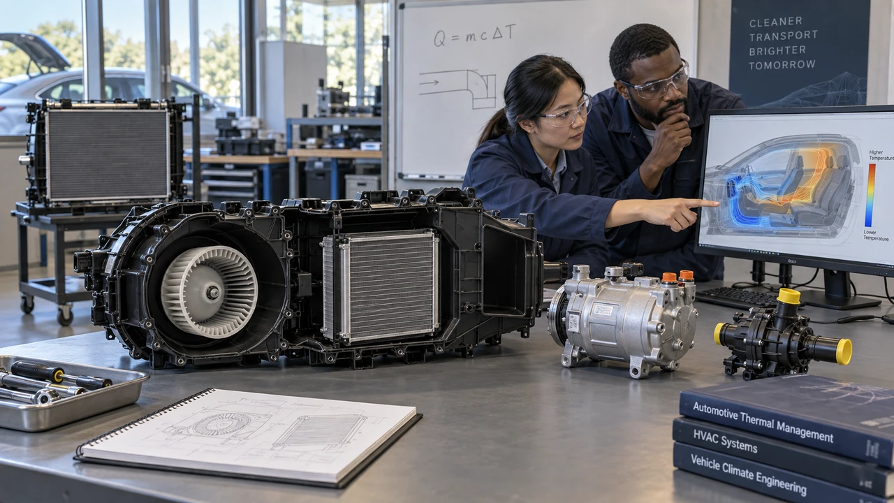 Thermal engineering workspace with cooling and HVAC components