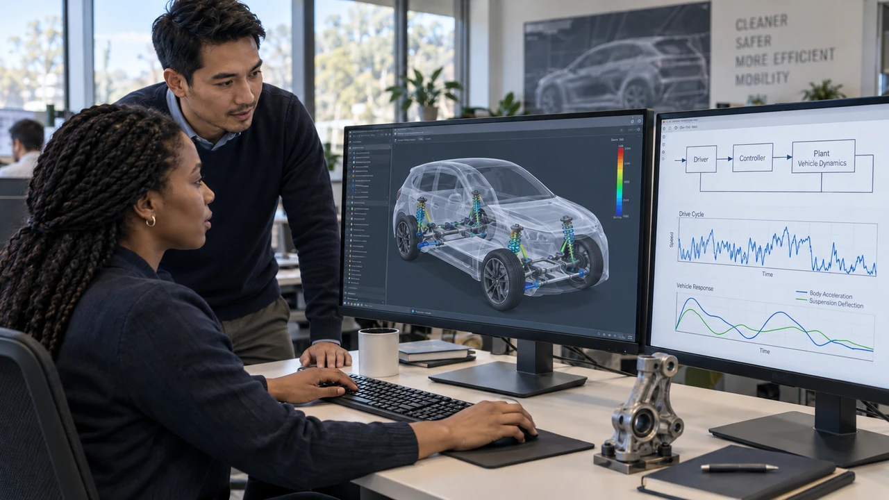 Engineering workspace for vehicle simulation and model-based analysis