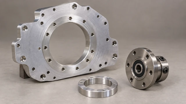 Billet Adapter & Coupler Package arranged for inspection