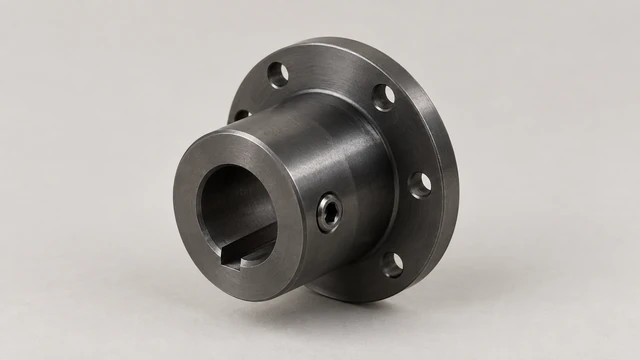 Machined shaft coupling with defined bore, retention and mating interfaces