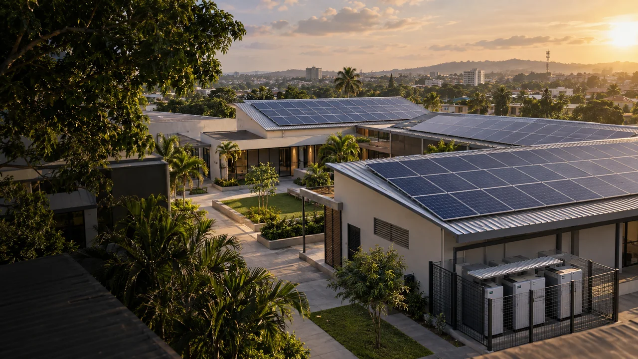 solar generation and micro-grid installation